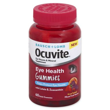 Bausch + Lomb 60-Count Ocuvite Eye Health Gummies. View a larger version of this product image.