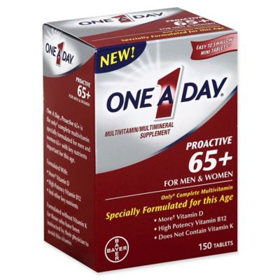One A Day 150-Count Proactive 65+ Multivitamin/multimineral Supplement For Men & Women