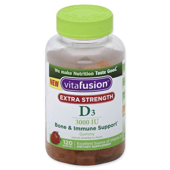 Vitafusion 120 Count Extra Strength 3000 Iu Vitamin D3