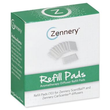 Zennery&reg; Carscenter 10-Count Aromatherapy Refill Pads. View a larger version of this product image.