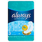 Alternate image 1 for Always&reg; 38-Count Ultra Thin Size 3 Extra Long Unscented Super Pads With Wings
