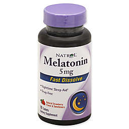 Natrol® 90-Count 5 mg Fast Dissolve Melatonin Tablets in Natural Strawberry Flavor