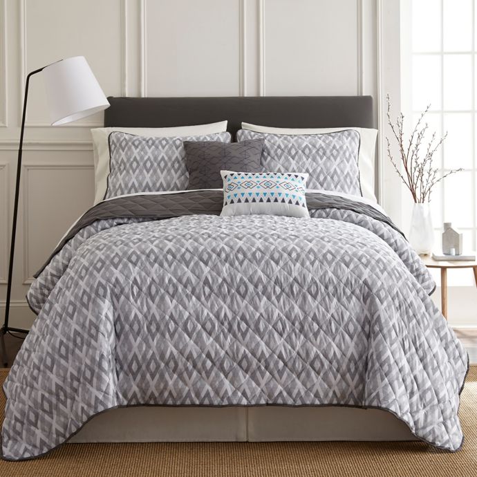 Pacific Coast Textiles Tokyo 5 Piece Quilt Set Bed Bath And