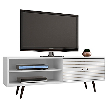 Manhattan Comfort&trade; Liberty 62.99-Inch TV Stand in White. View a larger version of this product image.