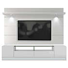 Alternate image 0 for Manhattan Comfort Vanderbilt TV Stand and Cabrini 2.2 Floating Wall Panel in White Gloss