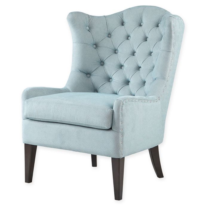 Madison Park Montini Accent Chair in Light Blue | Bed Bath ...