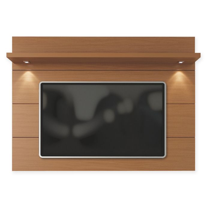 Manhattan Comfort Cabrini 1 8 Floating Wall Tv Panel In Maple Cream Bed Bath And Beyond Canada