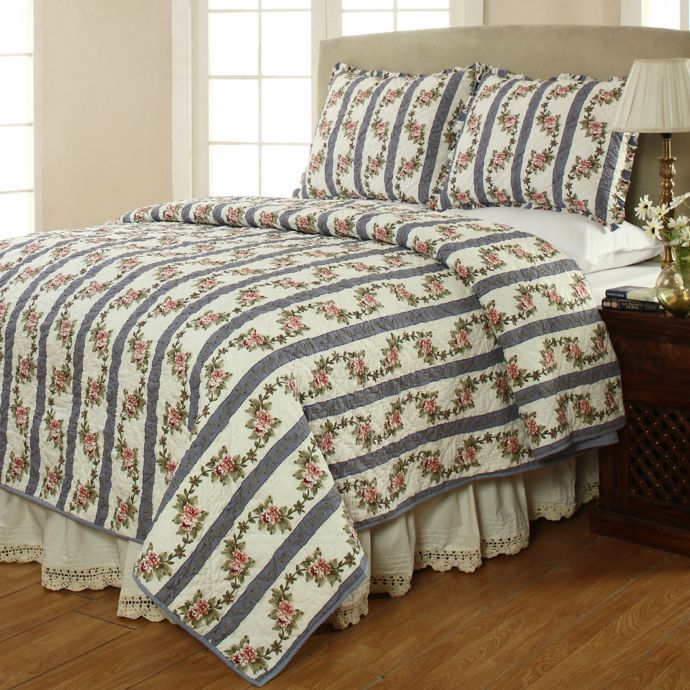 Amity Home Annie Quilt Set In Cornflower Blue Bed Bath Beyond