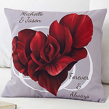 Blooming Heart 18-Inch Throw Pillow. View a larger version of this product image.