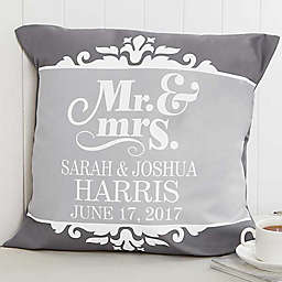 The Happy Couple 18-Inch Square Throw Pillow