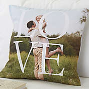 LOVE 18-Inch Square Throw Pillow