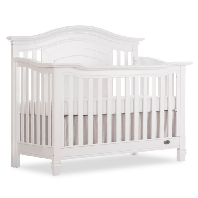 Evolur Fairbanks 5 In 1 Convertible Crib In Winter White Buybuy