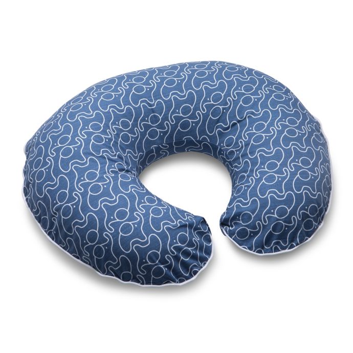 Boppy Classic Plus Elephants Slipcover In Blue Buybuy Baby