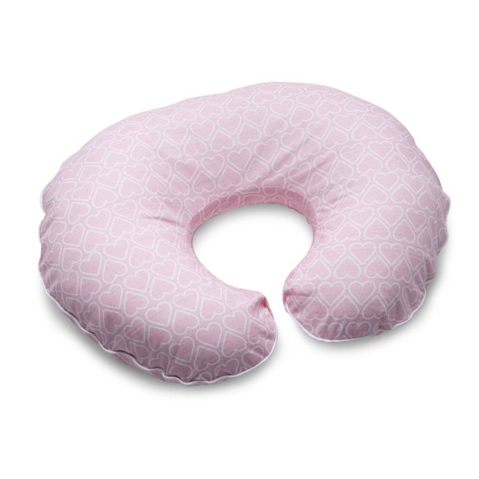 Boppy Classic Plus Queen Of Hearts Slipcover In Pink Bed Bath