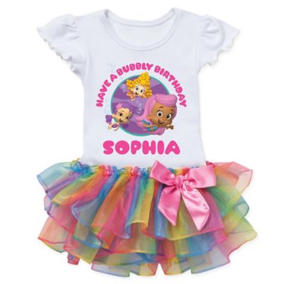 bubble guppies tutu birthday outfit