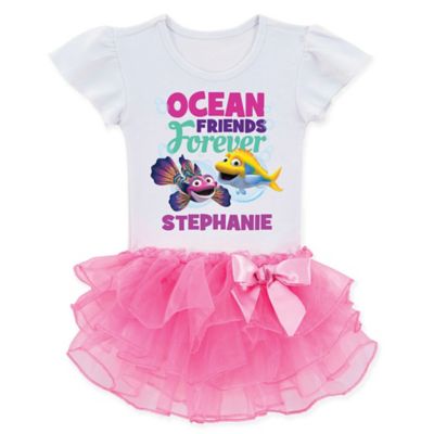 Splash and Bubbles&trade; Size 3T Ocean Friends Tutu T-Shirt