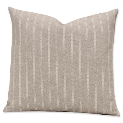 SIScovers&reg; Striped Burlap 26-Inch Square Throw Pillow