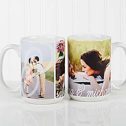 You & I 15 oz. Photo Coffee Mug in White
