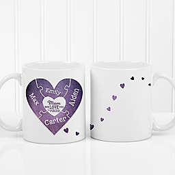 We Love You To Pieces 11 oz. Photo Coffee Mug in White