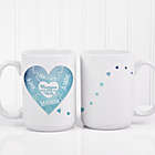 Alternate image 0 for We Love You To Pieces 15 oz. Photo Coffee Mug in White