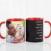 Photo Sentiments For Him 11 oz. Mug in Red
