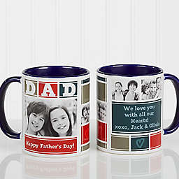 Dad Photo Collage Coffee Mug