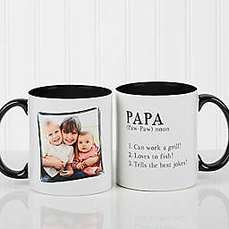 Definition of Dad/Grandpa 11 oz. Coffee Mug in Black