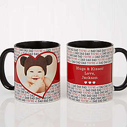 Love You This Much 11 oz. Coffee Mug in Black/White
