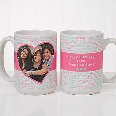 Love You This Much 15 oz. Coffee Mug in White. View a larger version of this product image.