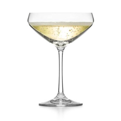 classic champagne coupe glasses