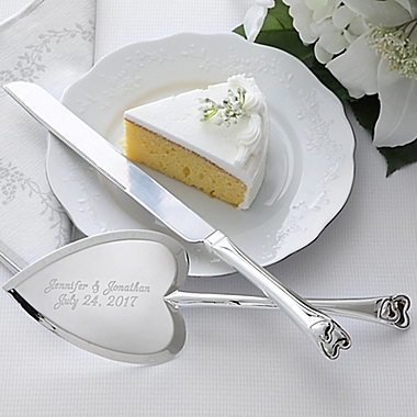 Wedding Cake 2-Piece Knife & Server Set. View a larger version of this product image.