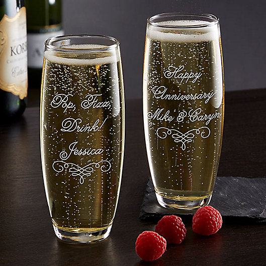 Alternate image 1 for Write Your Own Stemless Champagne Flute