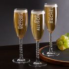 Alternate image 0 for Wedding Party Twisted Champagne Flute
