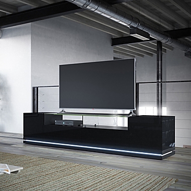 Manhattan Comfort Vanderbilt TV Stand in Black. View a larger version of this product image.