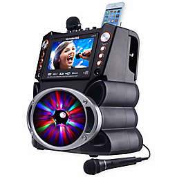 Karaoke USA DVD/CDG/MP3G Karaoke Machine with Screen/Bluetooth/LED Display