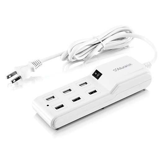 Alternate image 1 for Aluratek 6-Port USB Charging Station with Surge Protector
