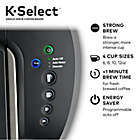 Alternate image 3 for Keurig&reg; K-Select&reg; Single-Serve K-Cup&reg; Pod Coffee Maker in Matte Black