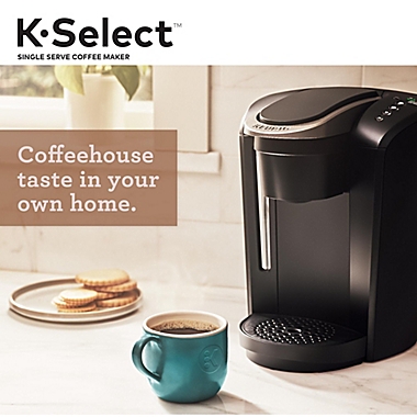 Keurig&reg; K-Select&reg; Single-Serve K-Cup&reg; Pod Coffee Maker in Matte Black. View a larger version of this product image.