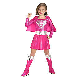 Pink Super Girl Medium Child's Halloween Costume