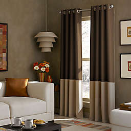 Kendall 95-Inch Grommet Window Curtain Panel in Chocolate (Single)