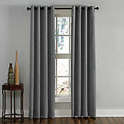 Lenox 95-Inch Grommet Top Room Darkening Window Curtain Panel in Grey (Single)