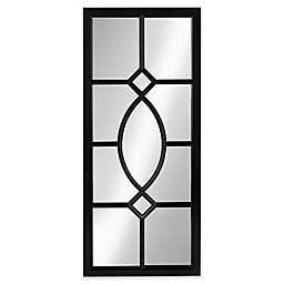 Kate and Laurel Cassat 13-Inch x 30-Inch Wall Panel Mirror in Black