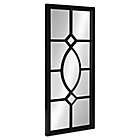 Alternate image 1 for Kate and Laurel Cassat 13-Inch x 30-Inch Wall Panel Mirror in Black