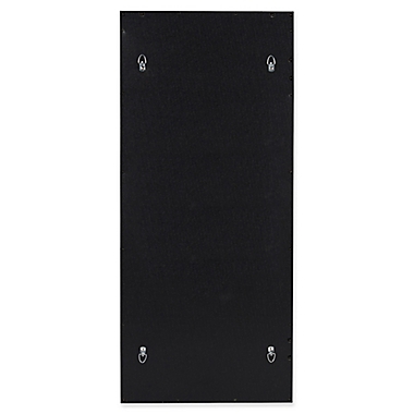 Kate and Laurel Cassat 13-Inch x 30-Inch Wall Panel Mirror in Black. View a larger version of this product image.