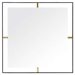 Varaluz® Framed 20-Inch Square Mirror in Matte Black