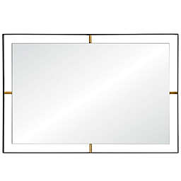 Varaluz® Framed 20-Inch x 30-Inch Rectangular Mirror in Matte Black