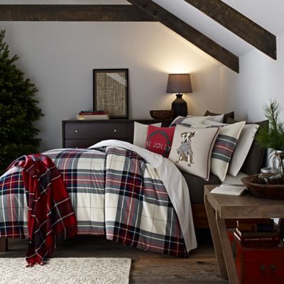 plaid duvet covers twin