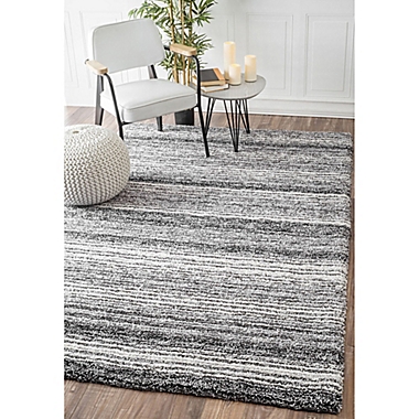 nuLOOM Classic Shag 5-Foot x 8-Foot Area Rug in Grey. View a larger version of this product image.