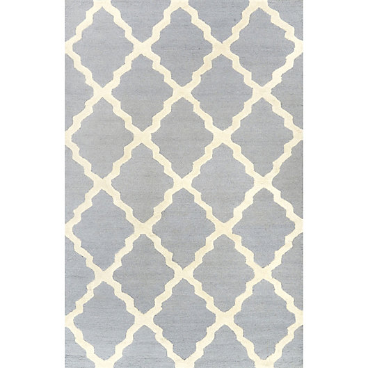Alternate image 1 for nuLOOM Marrakech Trellis 7-Foot 6-Inch x 9-Foot 6-Inch Area Rug in Light Blue