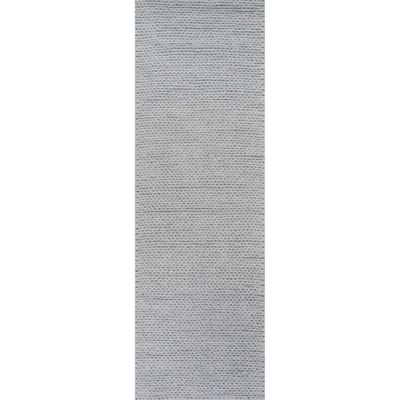 nuLOOM Chunky Woolen Cable 2-Foot 6-Inch x 8-Foot Runner in Light Grey